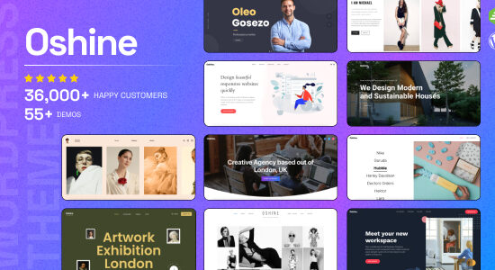 Oshine - Multipurpose Creative WordPress Theme