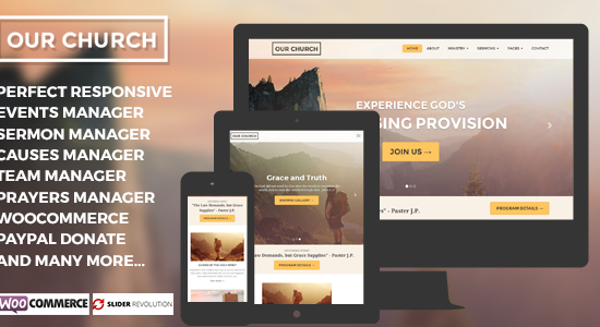 Our Church - Church WordPress Theme