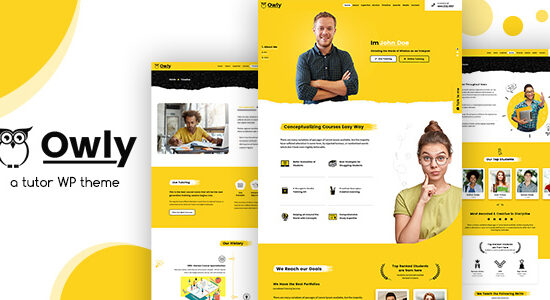 Owly - Tutoring & eLearning WP Theme