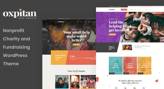 Oxpitan - Nonprofit Charity WordPress Theme