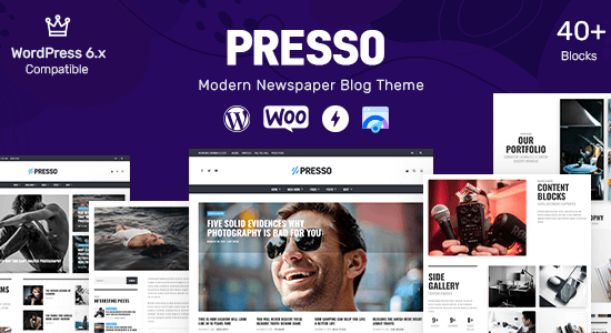 PRESSO - Modern Magazine / Newspaper / Viral Theme