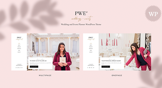 PWE - Wedding and Event Planner WordPress Theme