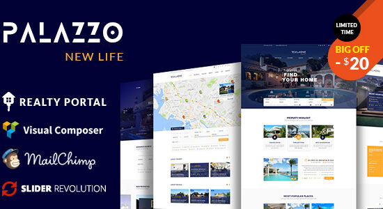 Palazzo - Real Estate WordPress Theme