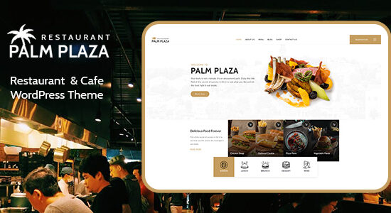 Palmplaza - Chủ đề WordPress Nhà hàng & Quán cà phê