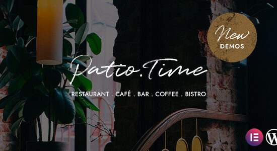 PatioTime - Restaurant WordPress Theme