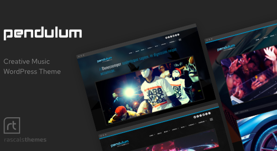 Pendulum - Beat Producers, DJs & Events Theme for WordPress