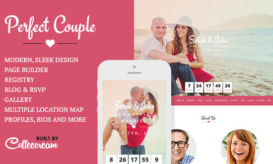 Perfect Couple - Wedding WordPress Theme