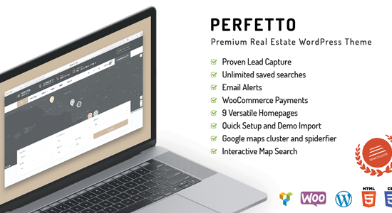 Perfetto - Chủ đề WordPress Bất động sản cao cấp