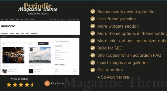 Periodic - A Premium WordPress Magazine Theme