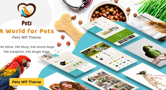 Pet World - Chủ đề WordPress về Chăm sóc chó & Cửa hàng thú cưng