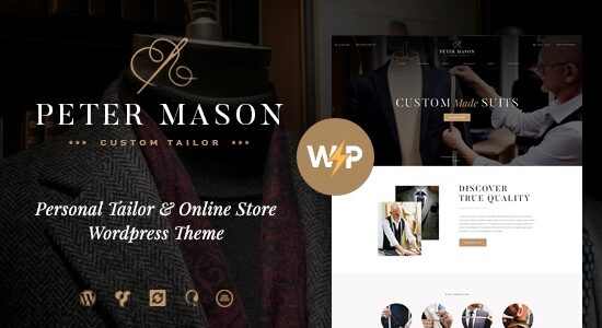 Peter Mason | Chủ đề WordPress cho cửa hàng may đo và quần áo