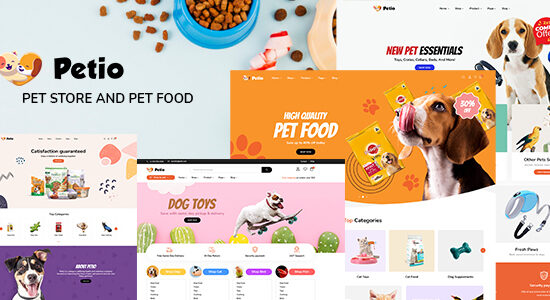 Petio – Chủ đề WordPress WooCommerce cho cửa hàng thú cưng