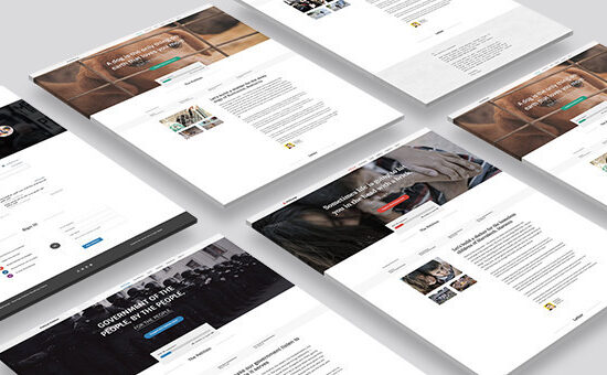 Petition WeChange - One Page WordPress Theme