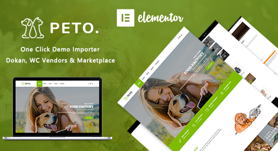 Peto | Chủ đề WordPress WooCommerce cho cửa hàng động vật và thú cưng