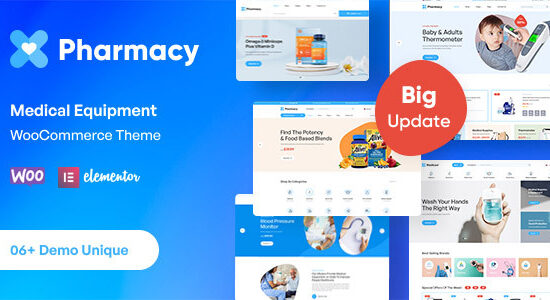 Pharmacy WooCommerce WordPress Responsive Theme