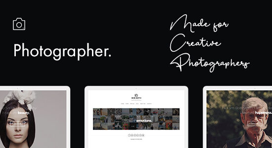 Photographer WordPress Theme