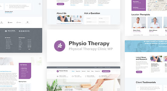 Physio - Physical Therapy & Medical Clinic WP Theme