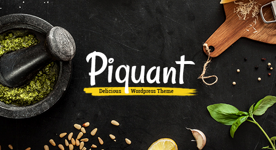 Piquant - Restaurant, Bar & Café Theme