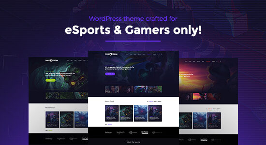 PixieFreak | Esports gaming theme for teams & tournaments