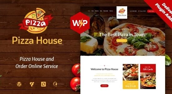 Pizza House - Chủ đề WordPress Nhà hàng / Quán cà phê / Quán rượu