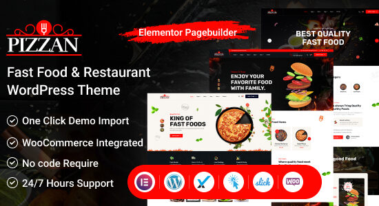 Pizzan - Chủ đề WordPress về nhà hàng và thức ăn nhanh