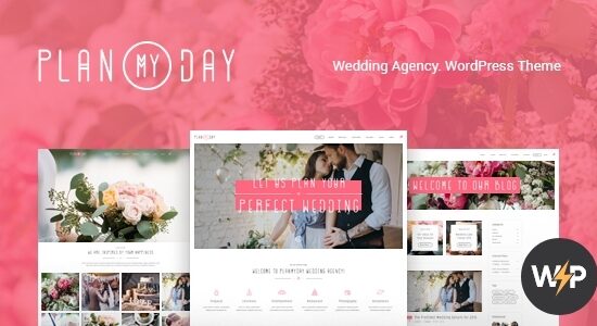 Plan My Day | Wedding / Event Planning Agency WordPress Theme