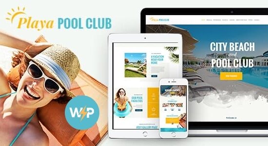 Playa | Chủ đề WordPress cho Câu lạc bộ Bãi biển & Hồ bơi