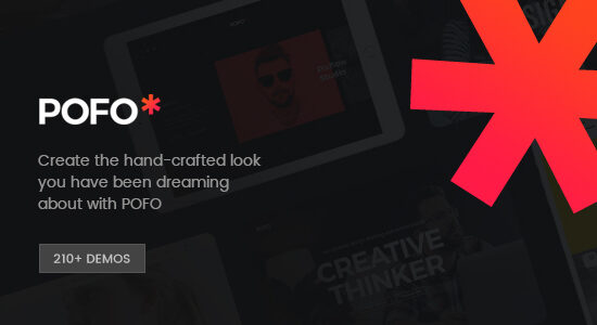 Pofo - Creative Portfolio and Blog WordPress Theme