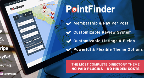 PointFinder | Directory & Listing WordPress Theme