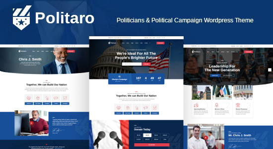 Politaro - Chủ đề WordPress chính trị