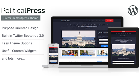 Political Press - Responsive WordPress Theme