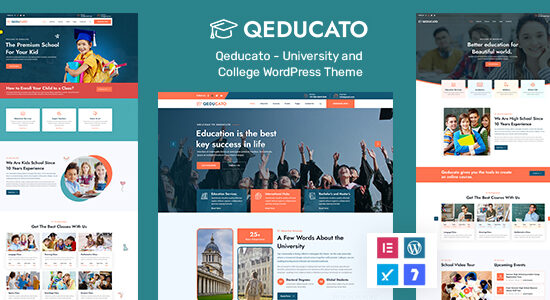 Qeducato - Chủ đề WordPress cho trường đại học và cao đẳng