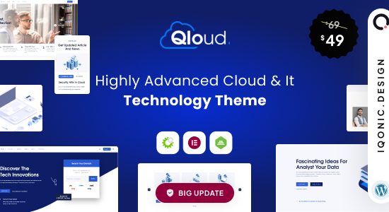 Qloud 3.0 - WHMCS, Cloud Computing, Apps & Server WordPress Theme