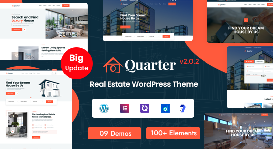 Quarter - Real Estate WordPress Theme