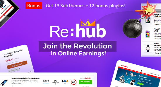 REHub - Price Comparison, Multi Vendor Marketplace Wordpress Theme