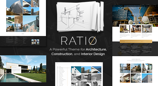 Ratio - A Powerful Interior Design and Architecture Theme