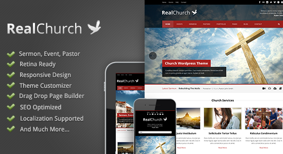 Real Church - Responsive Retina Ready WordPress