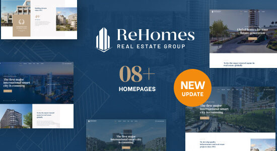 Rehomes - Real Estate Group WordPress Theme