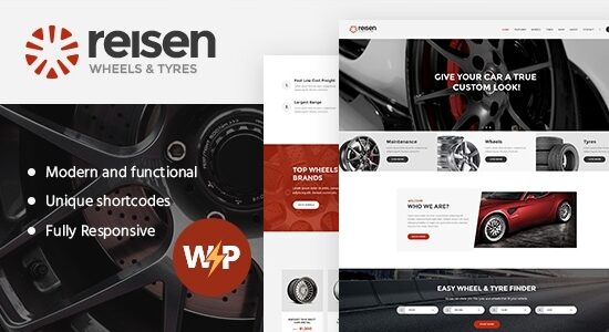 Reisen | Chủ đề WordPress về cửa hàng ô tô & sửa chữa ô tô