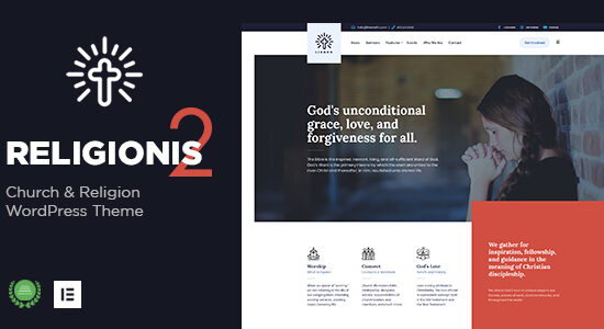 Religionis - Chủ đề WordPress của Nhà thờ