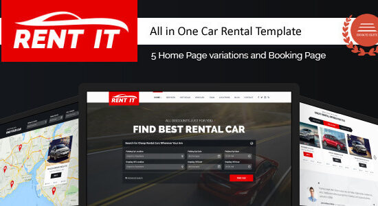Rentit - Chủ đề WordPress cho thuê xe đa năng