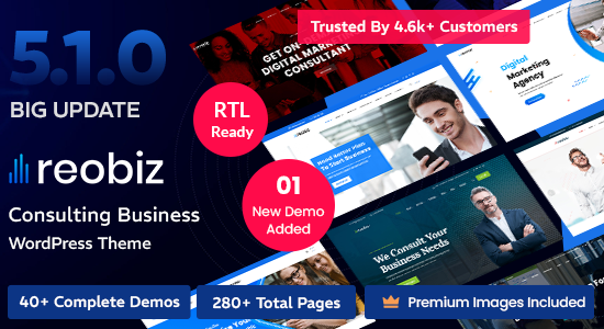 Reobiz - Consulting Business WordPress Theme