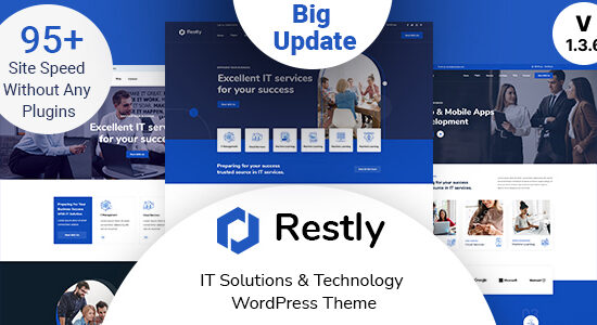 Restly - IT Solutions & Technology WordPress Theme