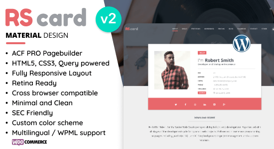 Resume & CV WordPress Theme