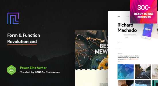 Revolution - Creative Multipurpose WordPress Theme