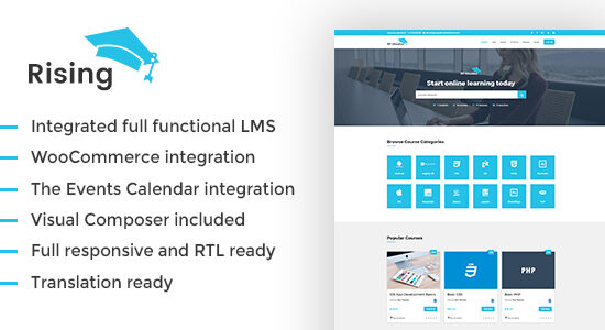 Rising –  LMS WordPress Theme