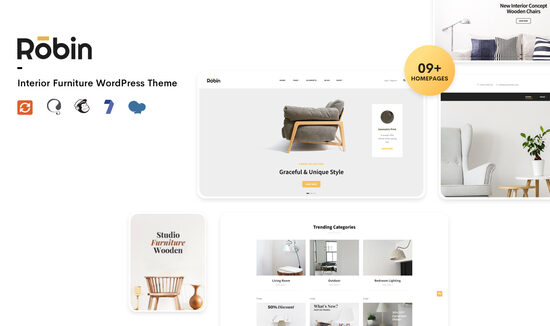 Robin - Chủ đề WordPress WooCommerce cho cửa hàng nội thất