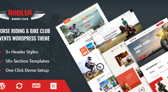 Rodiar - WordPress Theme for Rider's Club