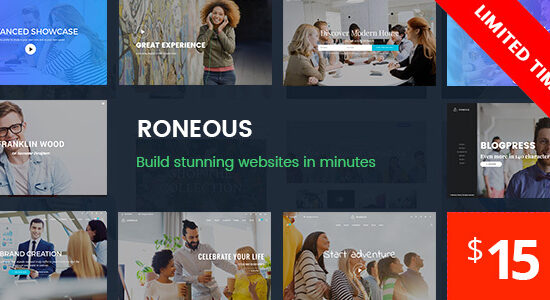 Roneous - Creative Multi-Purpose WordPress Theme