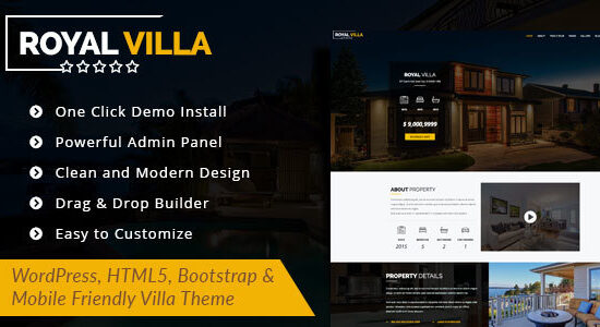 RoyalVilla - WordPress Theme for Single Property